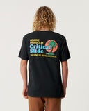 CRITICAL SLIDE Oasis Tee - VINTAGE BLACK