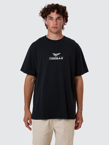 THRILLS Paradise Before Anarchy Merch Fit Tee - WASHED BLACK