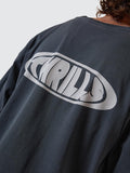 THRILLS Shadowless Oversize Fit Tee - EBONY