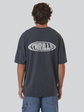 THRILLS Shadowless Oversize Fit Tee - EBONY