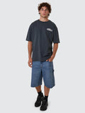 THRILLS Shadowless Oversize Fit Tee - EBONY
