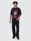 THRILLS Constant Chaos Box Fit Oversize Tee - BLUE GRAPHITE