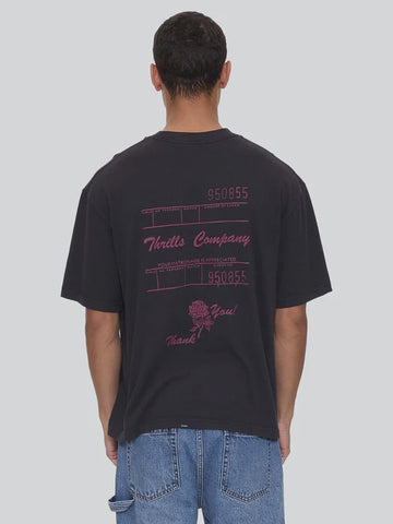 THRILLS Appreciation Box Fit Oversize Short Sleeve Tee - WASHED BLACK