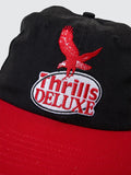 THRILLS 1st Grade Service 6 Panel Cap - BLACK/RACING RED