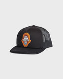 THE MAD HUEYS Shark Jaws Youth Foam Trucker - BLACK