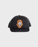 THE MAD HUEYS Shark Jaws Youth Foam Trucker - BLACK