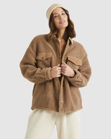 BILLABONG Feeling Toasty Jacket - TOFFEE