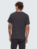 THRILLS Workwear Embroidery Box Fit Tee - DARK CHARCOAL