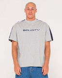 RUSTY Alonso 3.0 Short Sleeve Tee - GREY MARLE