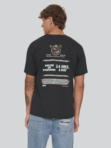 THRILLS Servicing South Of Paradise Merch Tee - WASHED BLACK