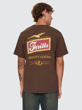 THRILLS Make Em Tough Merch Tee - POSTAL BROWN