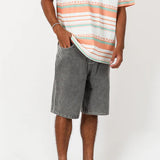 TOWN & COUNTRY - Thrift Denim Short - BLACK ACID