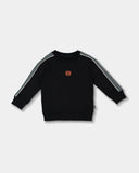 BILLABONG Boys Script Crew (0-7) - BLACK
