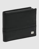 BILLABONG Dimension 2in1 Leather Wallet - BLACK