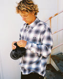 BILLABONG Coastline Flannel - OVERCAST PLAID BLUE