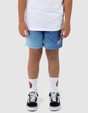 SANTA CRUZ - Universal Oval Dot Elastic waist Board short - DARK BLUE TIE DYE