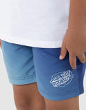 SANTA CRUZ - Universal Oval Dot Elastic waist Board short - DARK BLUE TIE DYE