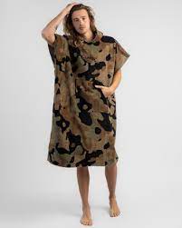 BILLABONG Mens Hooded Towel - CAMO