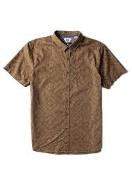 VISSLA Diamond Head Eco Short Sleeve Shirt - HUSK