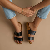 REEF Cushion Bounce Vista - BLACK/NATURAL