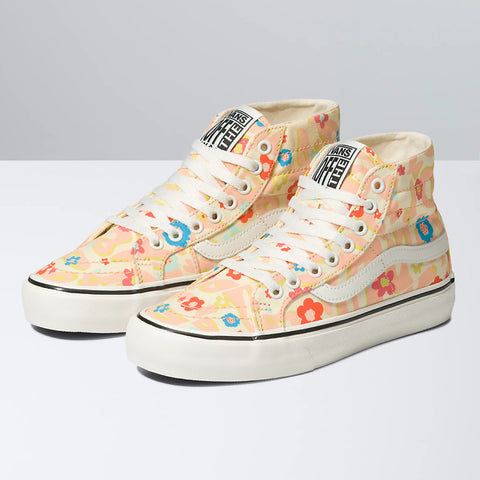 Womens vans with flowers discount