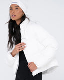 RUSTY Sola Puffer Jacket - WHITE