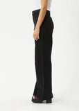 AFENDS Gigi Hemp Denim Flared Jeans - WASHED BLACK