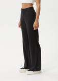 AFENDS Birkin Flared Pants - BLACK
