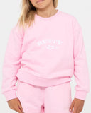 RUSTY Girls Thriving Relaxed Crew Fleece - SOFT ORCHID
