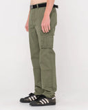 RUSTY Manila Cargo Pant - ARMY GREEN