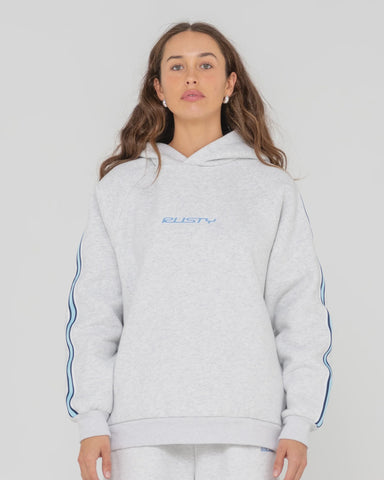 RUSTY Flip Mommy Hooded Fleece - ECRU MARBLE