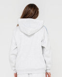 RUSTY Flip Mommy Hooded Fleece - ECRU MARBLE