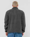 RUSTY Core Division Fleece Quarter Zip - COAL