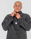 RUSTY Core Division Fleece Quarter Zip - COAL