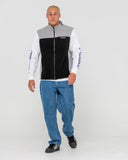 RUSTY On The Run Tech Fleece Vest - BLACK