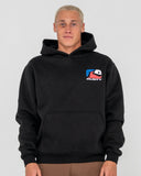 RUSTY Phenom Hooded Fleece - BLACK
