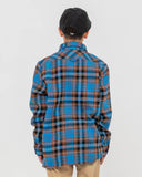 RUSTY Boys Neon Dreams R2K Long Sleeve Shirt - MARAZINE BLUE