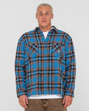 RUSTY Neon Dreams R2K Long Sleeve Shirt - MARAZINE BLUE