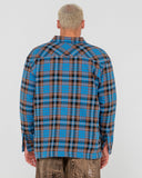 RUSTY Neon Dreams R2K Long Sleeve Shirt - MARAZINE BLUE