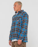 RUSTY Neon Dreams R2K Long Sleeve Shirt - MARAZINE BLUE
