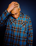 RUSTY Neon Dreams R2K Long Sleeve Shirt - MARAZINE BLUE