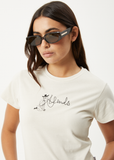 AFENDS Karlee Recycled Baby Tee - MOONBEAM
