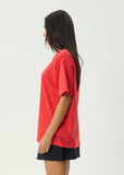 AFENDS Fly Away Oversized Tee - TOMATO