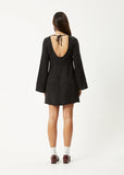 AFENDS Gabriel Cupro Mini Dress - BLACK