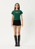 AFENDS Shield Baby Tee - HUNTER GREEN