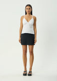 AFENDS Annalise Organic Strappy Top - WHITE