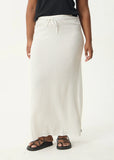 AFENDS Frida Seersucker Maxi Skirt - OFF WHITE