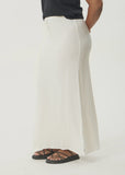 AFENDS Frida Seersucker Maxi Skirt - OFF WHITE