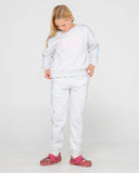 RUSTY Girls Team Varsity Crew Fleece - ECRU MARLE