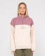 RUSTY Central Division Crew Polar Fleece - PINK A BOO
